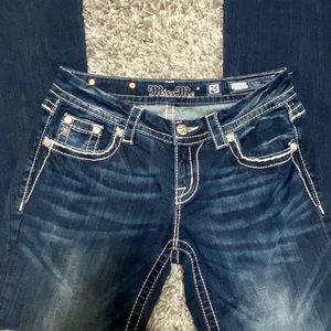 Embellished miss me jeans